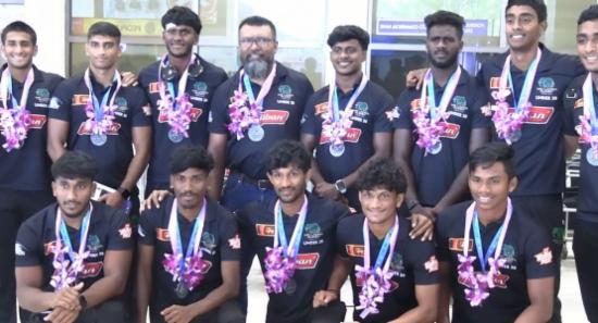 SL U20 Rugby Team Returns as Asian Runners-Up